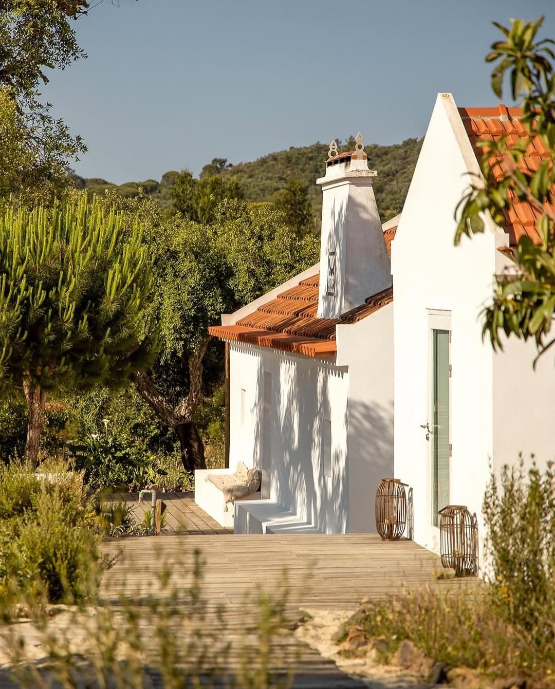 Paisagem rural portuguesa ao amanhecer